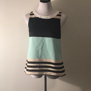 Anthropologie Troubadour 4 striped top shirt nwot